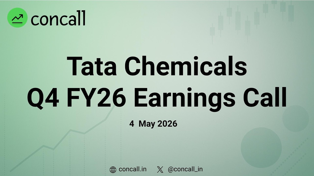 Tata Chemicals Q4 FY26 Earnings Conference Call | Concall.in