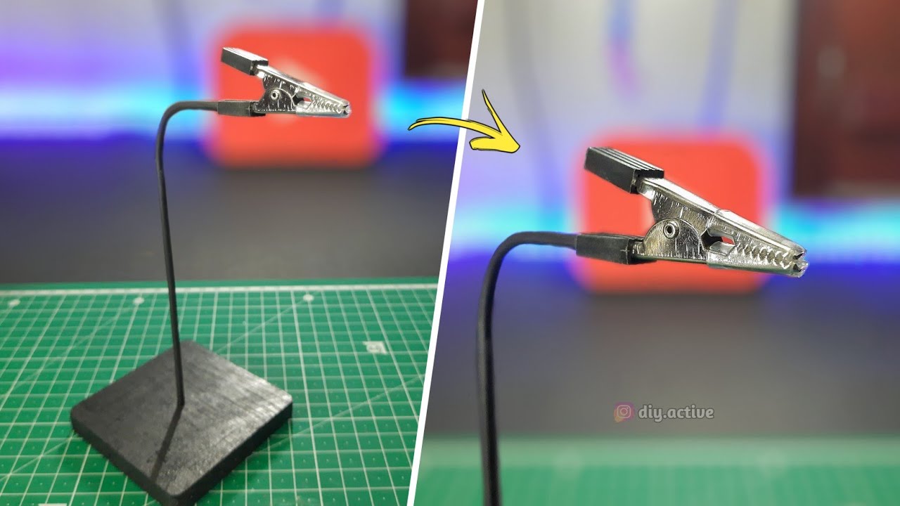 AMAZING 🤩 ।। how to make third hand for soldering ।। diy soldering helping hand simple ।। DIY Active