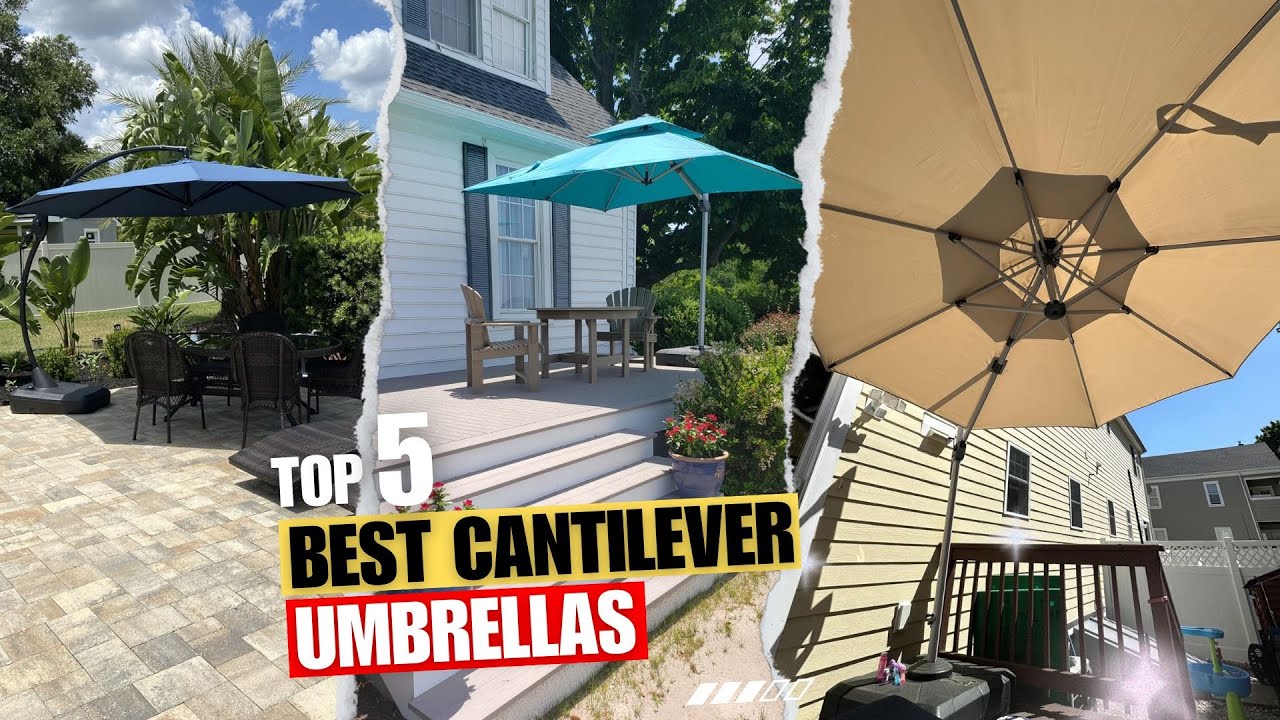 Best Cantilever Umbrellas (Top 5 Picks) - Outdoor Parasols for Backyard