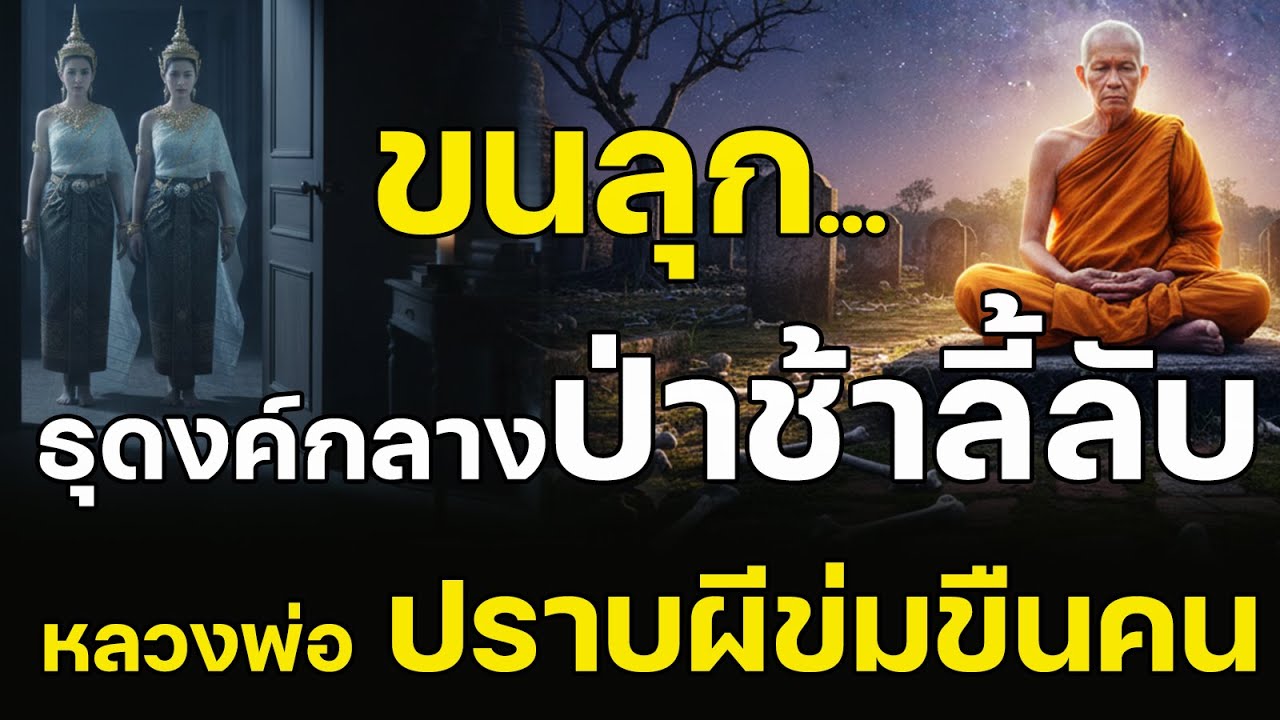 เรื่องจริงจากปากลูกศิษย์ พระธุดงค์กลางป่าช้าลี้ลับ หลวงพ่อจำรัส ปราบผีข่มขืนคน