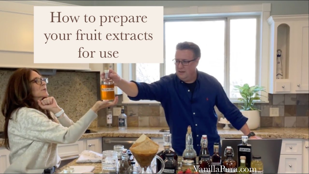 How to get your fresh fruit extract ready for use