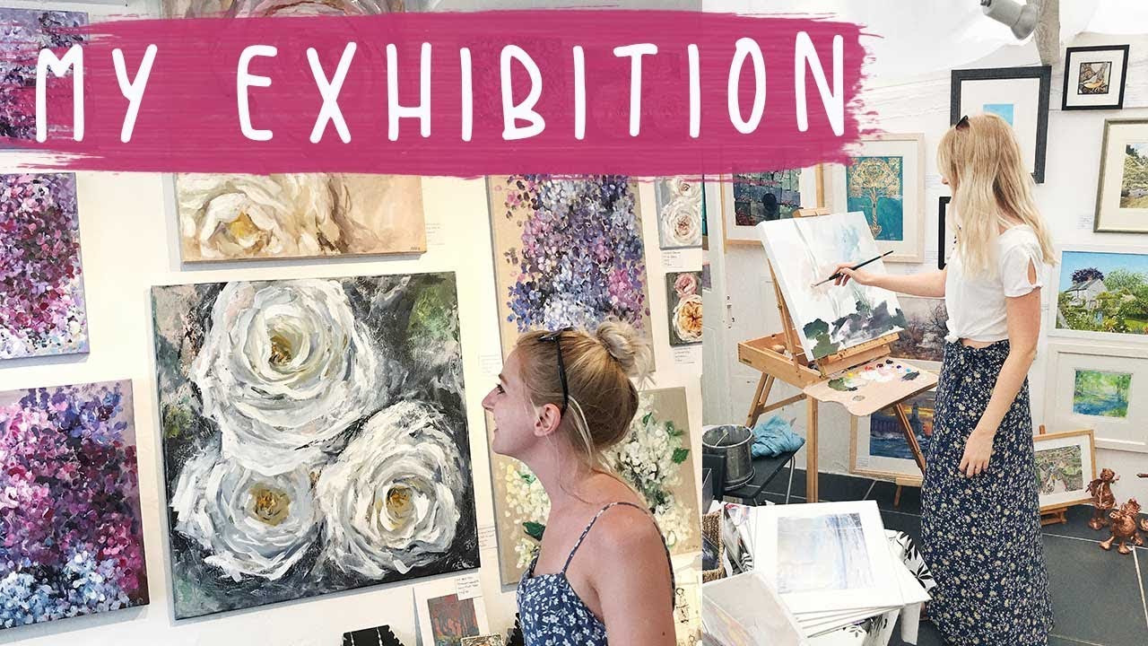 MY EXHIBITION | Floral Painting in Studio Gallery