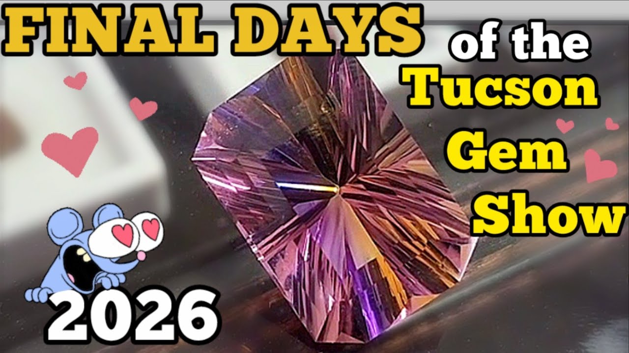 FINAL DAYS of Tucson Gem Show! 😍🪨💖 #gemshow #tucsongemshow2026 #tucsongemandmineralshow #gems