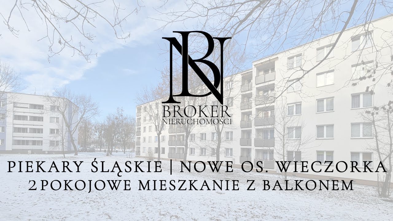 Zadbane mieszkanie 2 pokoje z balkonem | Piekary Śląskie Nowe Osiedle Wieczorka