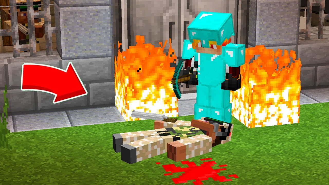 КТО ПОДЖЕГ МОЮ ВОЕННУЮ БАЗУ В МАЙНКРАФТ ! Алексбой Minecraft