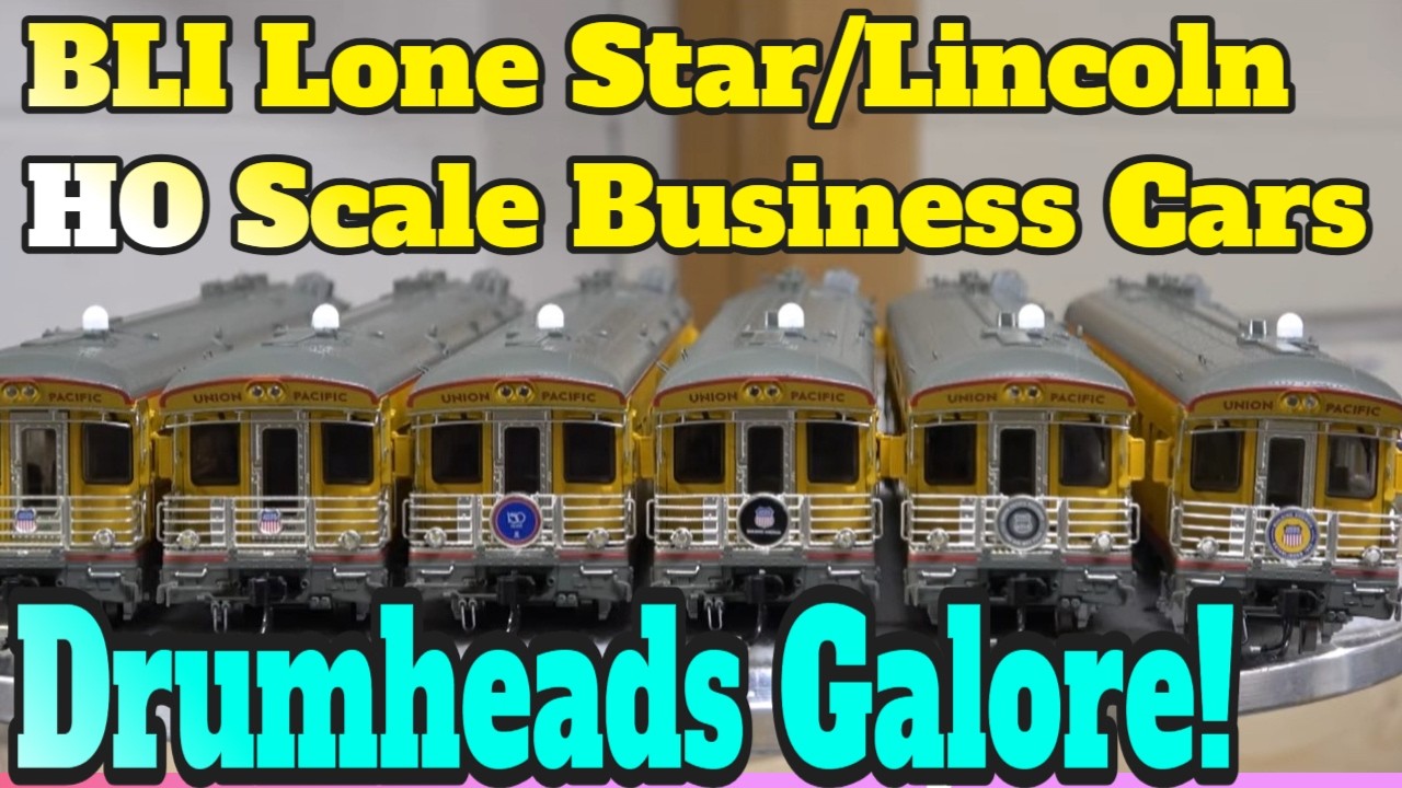 BLI Lone Star/Lincoln Business Car HO, сенсорное управление освещением, различные варианты бараба...