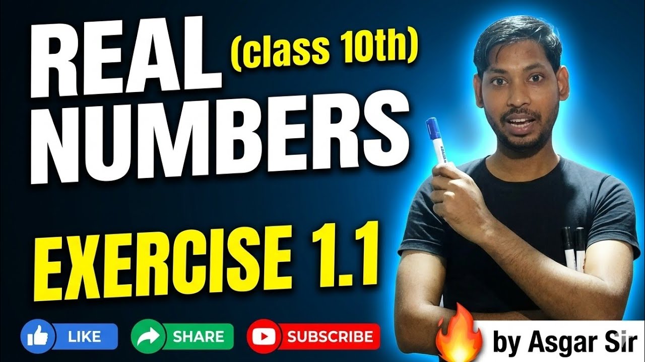 Class 10th maths Chapter 1, exercise 1.1, for cbse and bihar board,hindi and english dono medium me