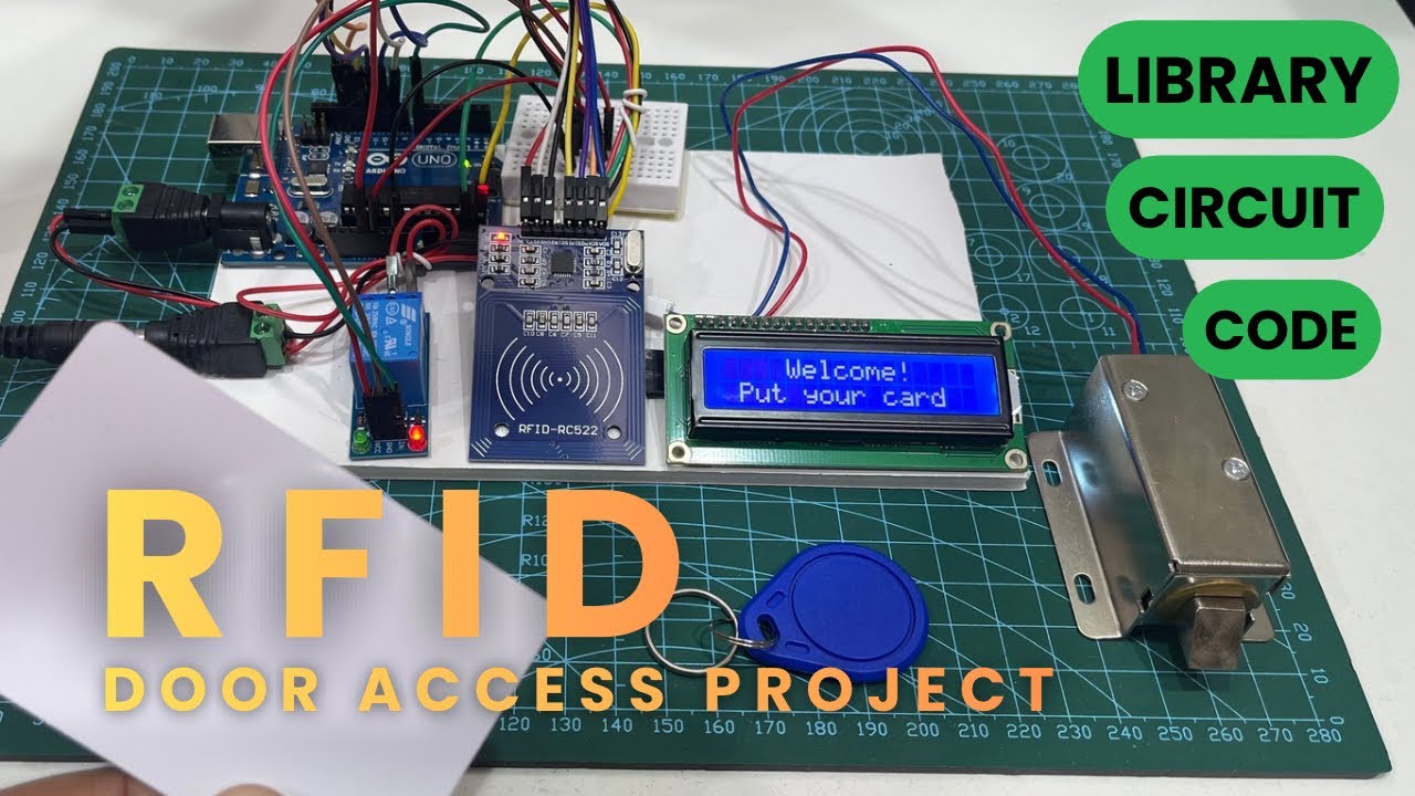 Система доступа RFID на базе Arduino 🔐 | Проект умного замка своими руками | Mahade DIY