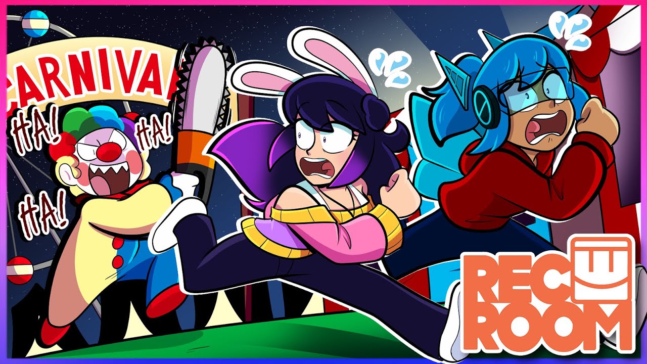 VBunny and Pow Jams Enter a HAUNTED CARNIVAL (Rec Room)