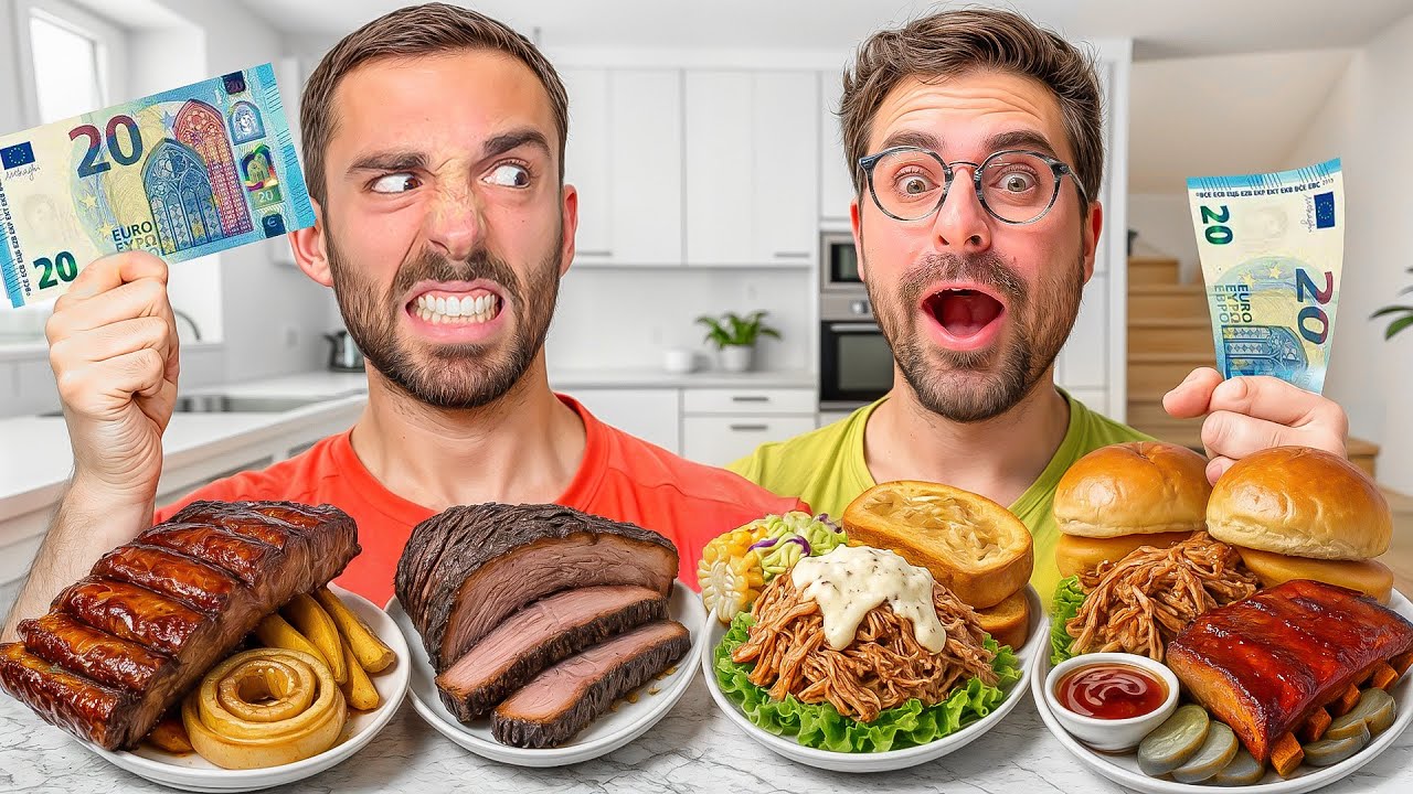 20€ A TESTA: chi cucina il MENÙ MIGLIORE?! vs GiampyTek