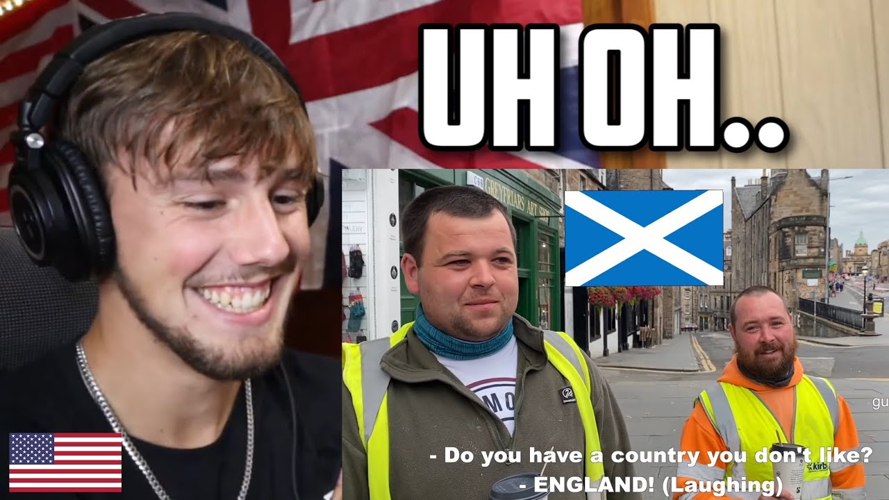 American Reacts to Which Country Do You HATE the Most | Scotland