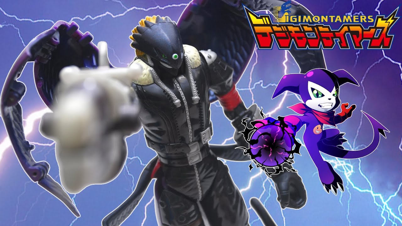 Warp-Digivolving Impmon to Beelzemon Blast Mode Figure Review 【超進化シリーズ インプモン → ベルゼブモンブラストモード】