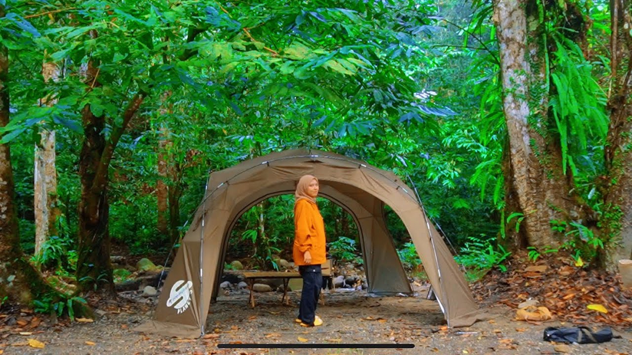 Taman Eko Sungai Congkak | solo setup Planet S | camping malaysia | asmr camp