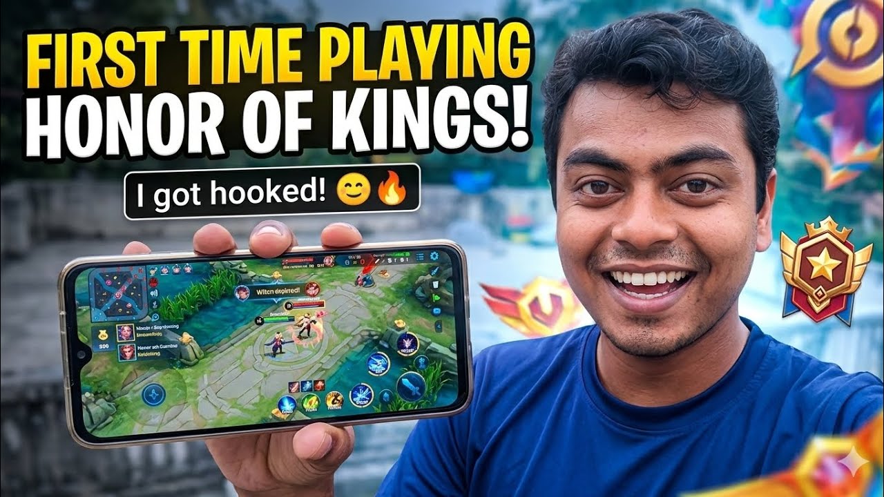 First gameplay Honor of king 👑.I fell in love with the game 🔥❤️.My POV #honorofkings #gaming 