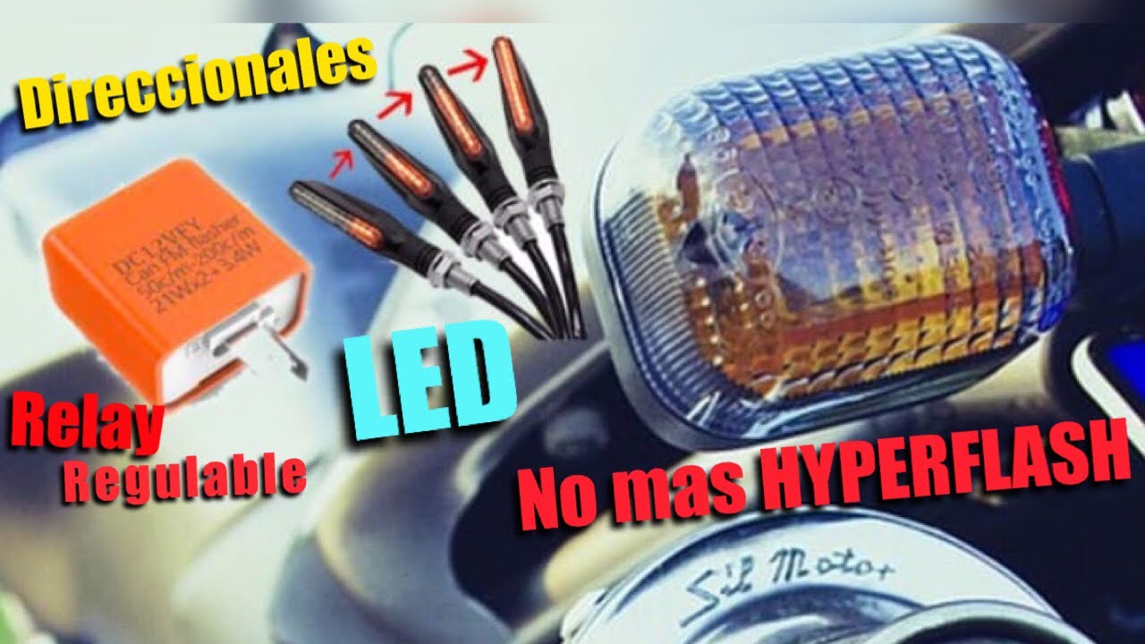 ✅Como CONECTAR Relevador para Direccionales LED de MOTO (Flasher) / EVITAR DESTELLO RÁPIDO/JAZOBIKER