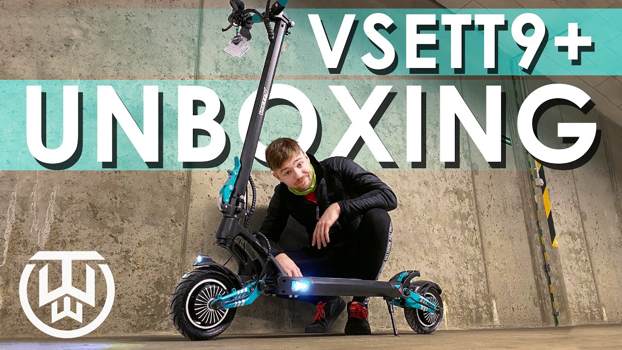 VSett 9+ Electric Scooter Unboxing