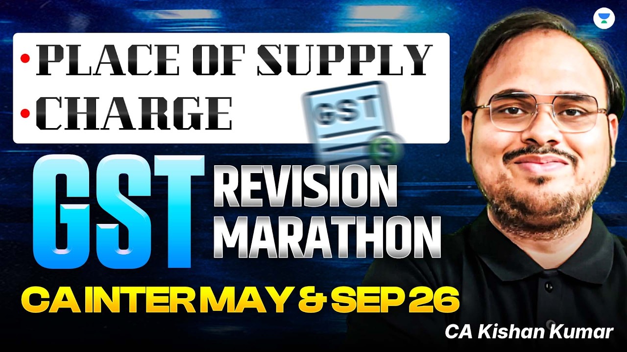 Marathon 2 (PoS + ToS + VoS) - May/Sep 2026 | CA Inter Exams | Taxation | CA Kishan Kumar