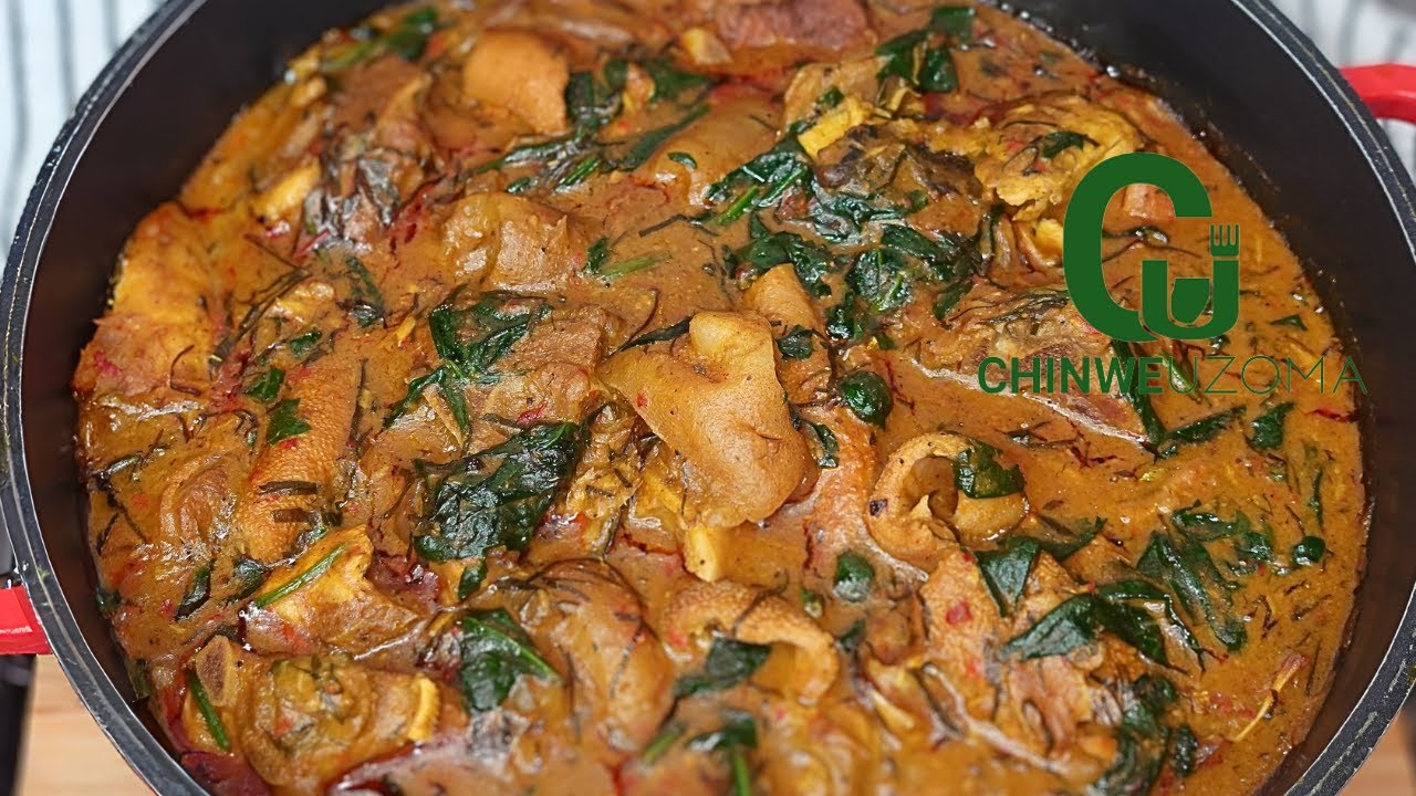 I Made The MOST DELICIOUS Cocoyam Soup - Ofe Ede - Chinwe Uzoma Kitchen