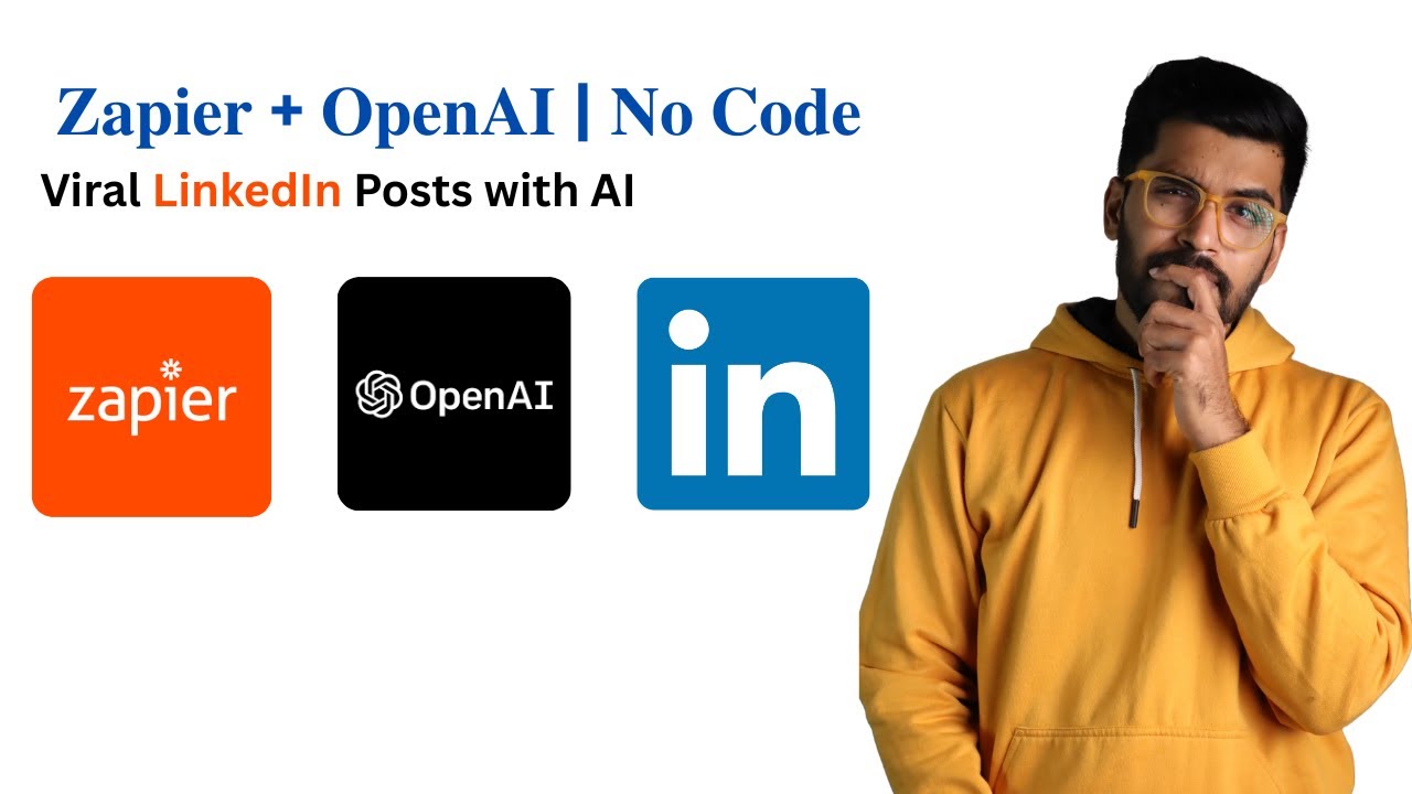 Automate Viral LinkedIn Posts with 𝐀𝐈 using 𝐙𝐚𝐩𝐢𝐞𝐫 + 𝐎𝐩𝐞𝐧𝐀𝐈 | 𝐍𝐨 𝐂𝐨𝐝𝐞 Needed!