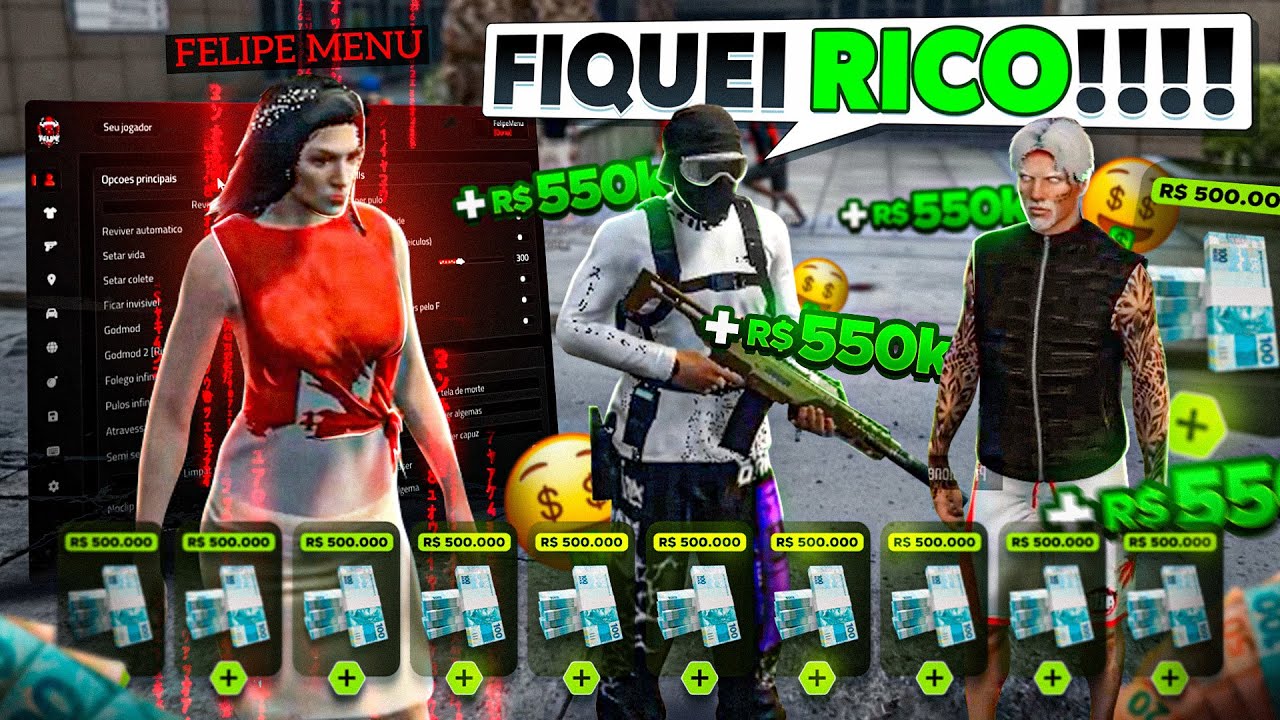 DISTRIBUINDO 500 MILHÕES PARA CADA JOGADOR NO GTA RP