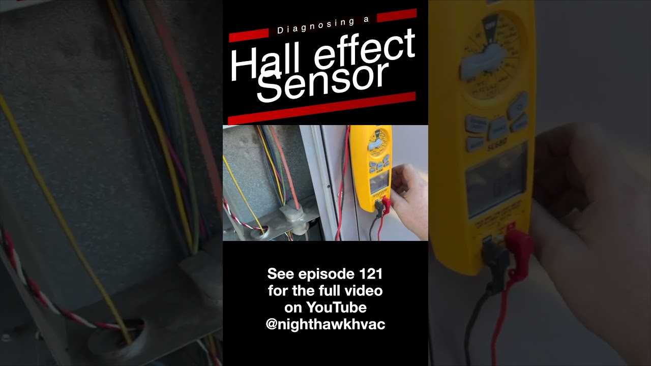 Diagnosing a Hall Effect Sensor #nighthawkhvac #hvac #hvaclife #hvactech #carrier#gasheater