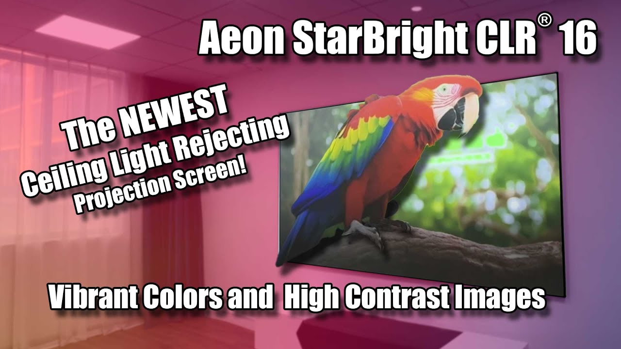 Choosing the Perfect Projection Material: Elite Screens Aeon StarBright CLR&reg; 16 Comparison