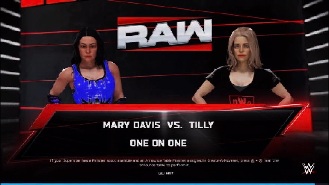 WWE Raw | Mary Davis vs Tilly: Loser Leaves WWE WWE2K25