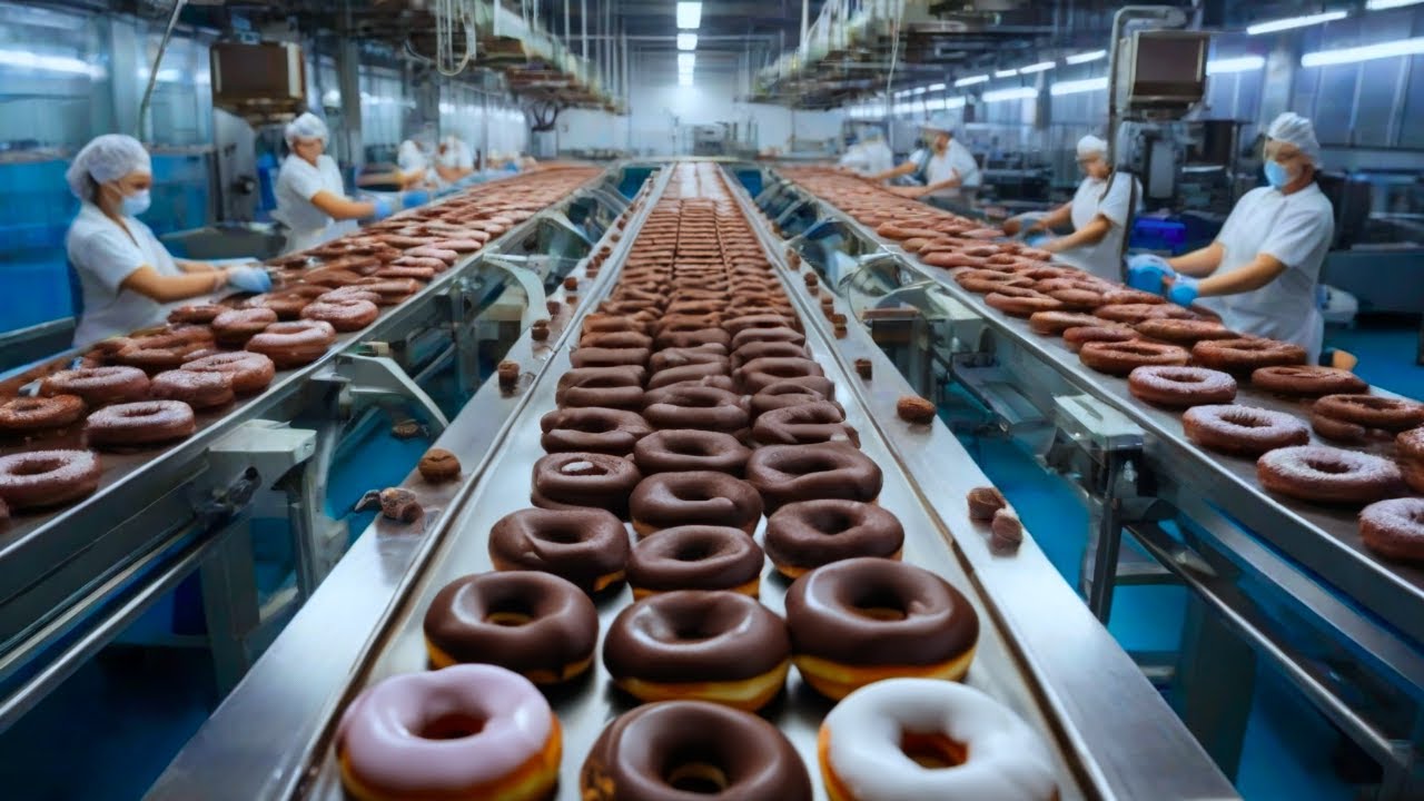 How Entenmann&rsquo;s Chocolate Donuts Are ACTUALLY Made