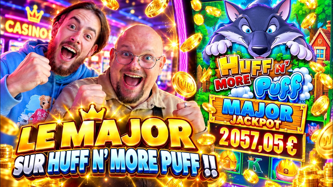 LA MACHINE NOUS L&Acirc;CHE LE MAJOR !! 😱💰 HUFF N&rsquo; MORE PUFF | LA MONTANTE #3