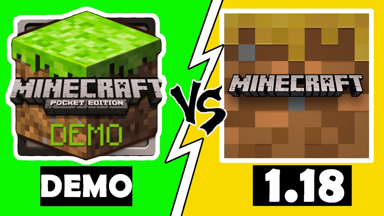 OLD Minecraft DEMO vs UPDATED Minecraft Trial 1.18