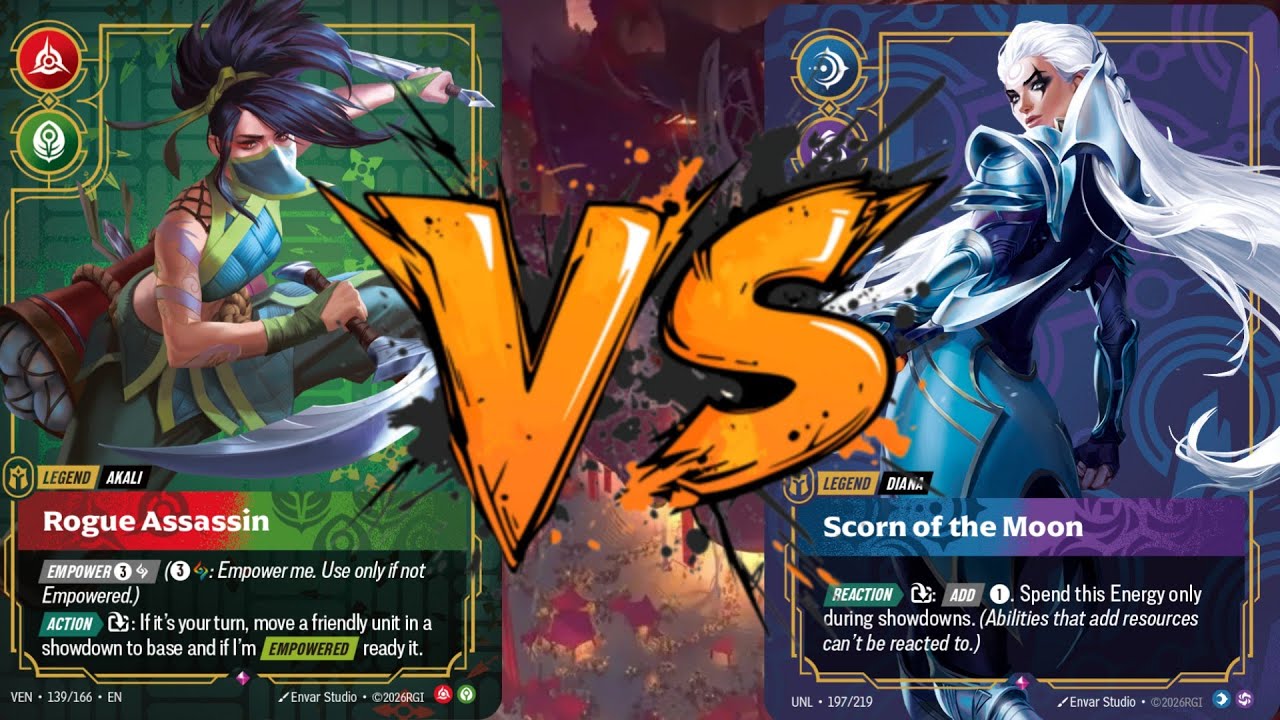 Riftbound: Akali vs Diana (Post Ban)