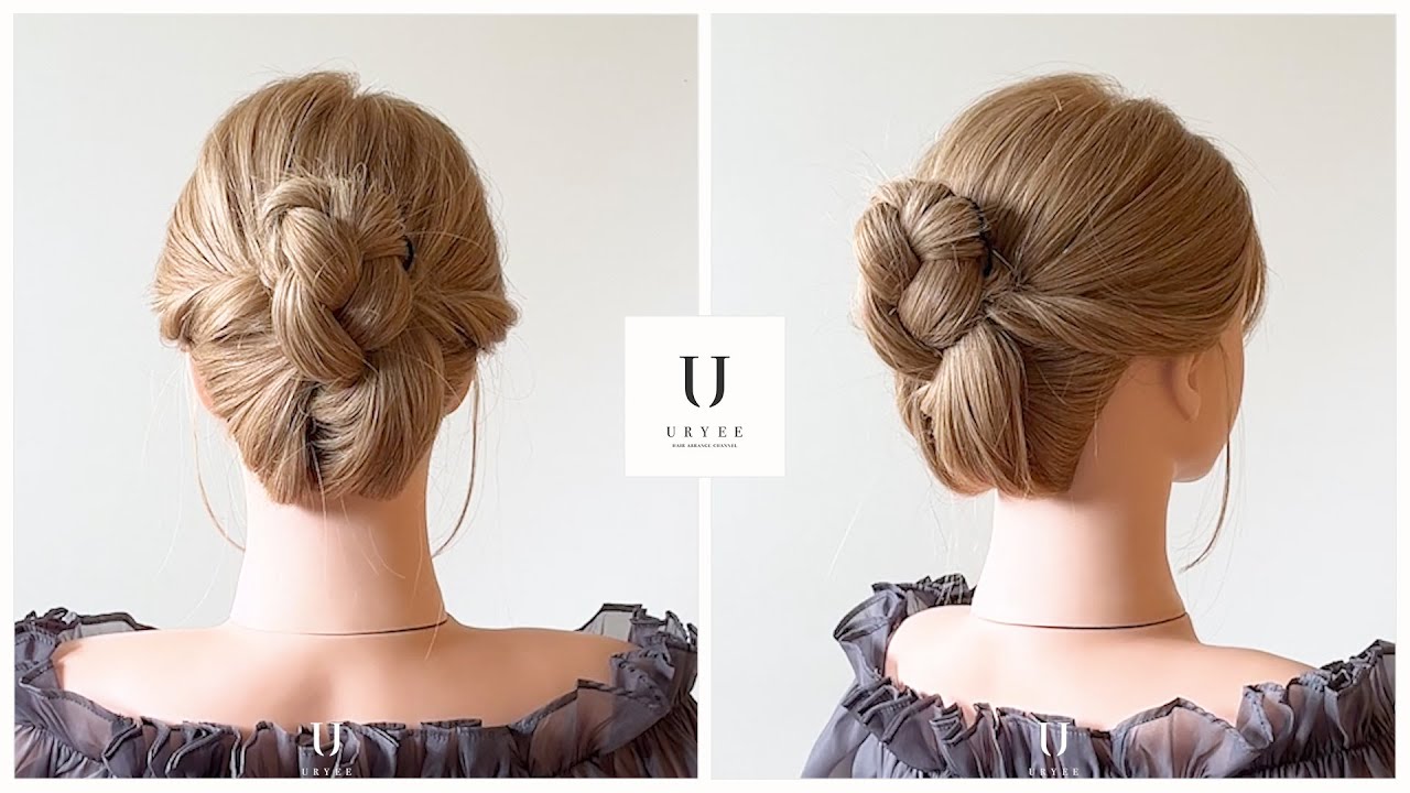 このヘアアレンジは、上に三つ編みしてからコレでがっしり留めろ