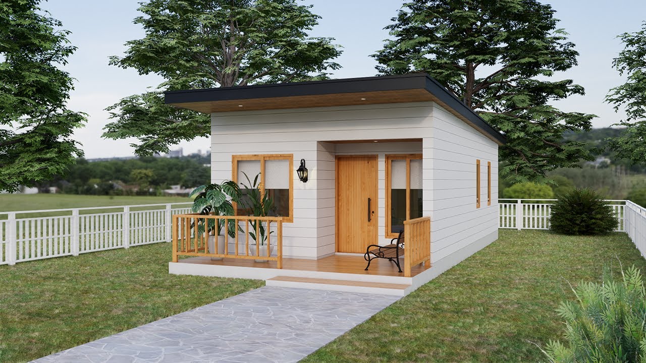 16'x30' (5x9 Meters) Small House Tour | 2-Bedroom House Design