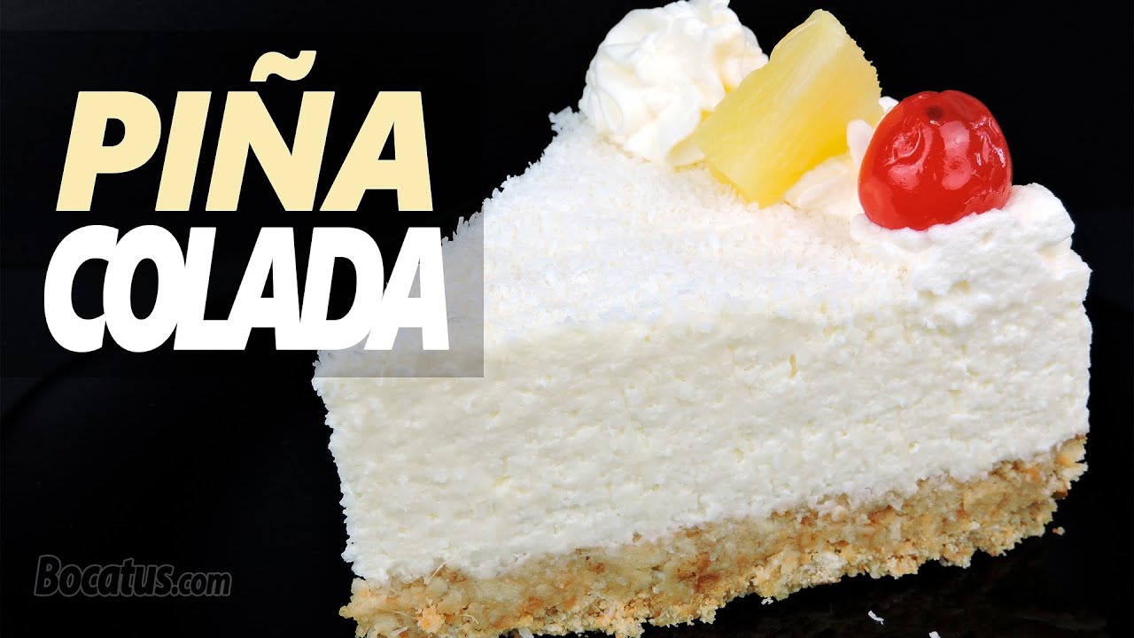 Tarta de Piña Colada (receta sin horno)
