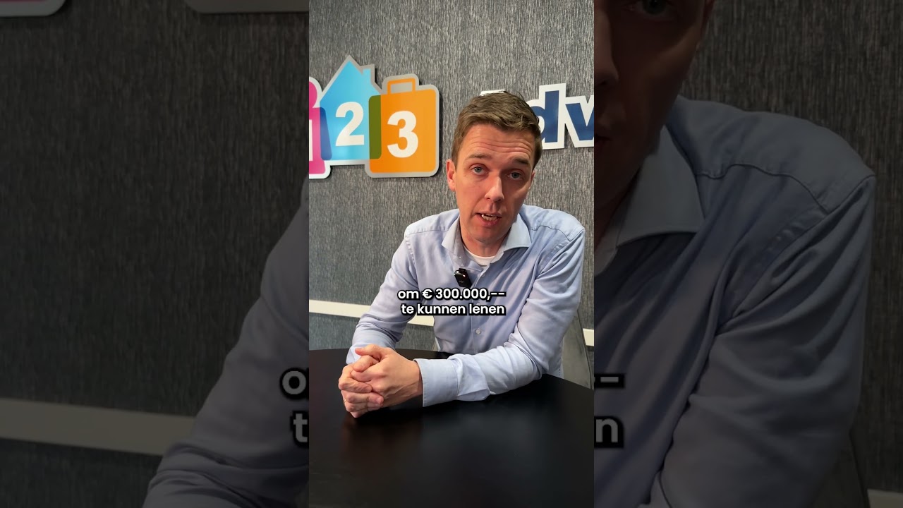Dit moet jij als zzp'er verdienen om alleen een huis van € 300.000,-- te kunnen kopen!🏠💰
