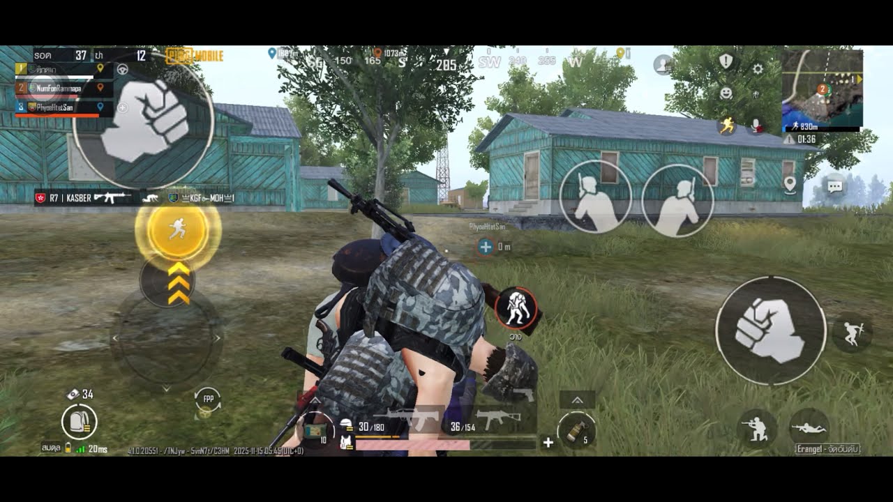 PUBG  EP.52 ทีม 4 คน kill 14 จบอันดับที่ 1