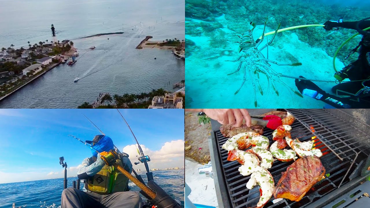 How I Solo Skiff Fished Florida's Hillsboro Inlet and Caught Lobster For Dinner - Nomad Madmac