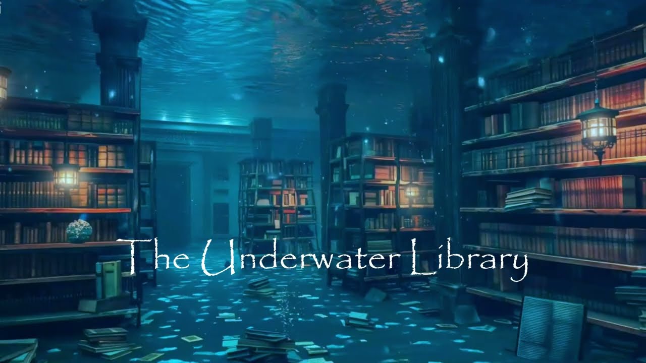 Your Underwater Library – Deep Focus & Calm Natural Ambience