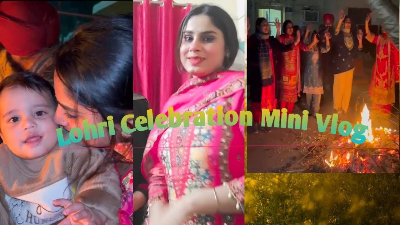 Lohri celebration mini vlog #lohricelebration #family #love #laughter #togetherness #yeah #bhangra 