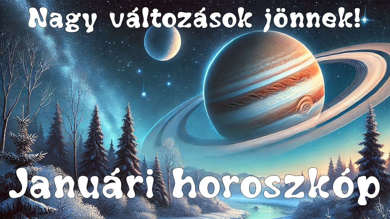 𝗛𝗼𝗿𝗼𝘀𝘇𝗸𝗼́𝗽 𝟐𝟎𝟐𝟔 Tranzitok+csillagjegyek januárra! Az évkezdet jobb lesz a vártnál! 10 jegynek tutira