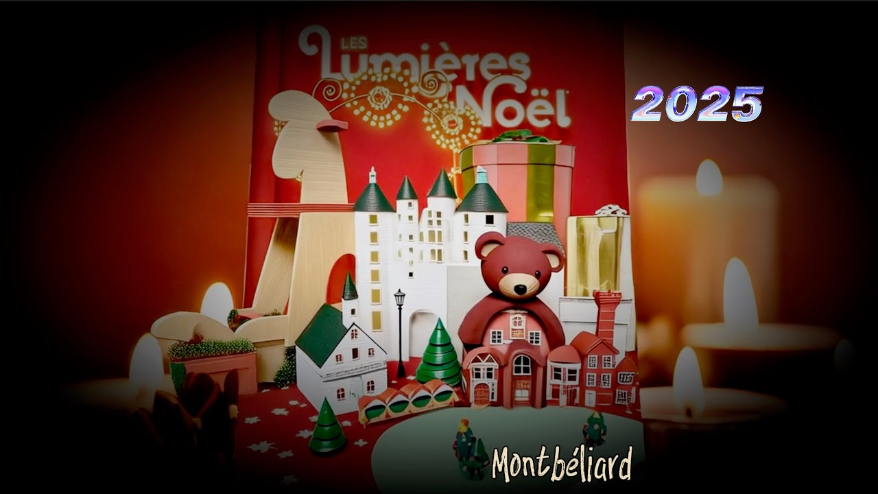 Lumières de Noël 2025 à Montbéliard
