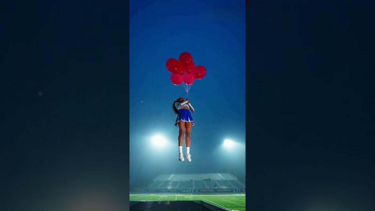 Cheerleader Floated in the RAIN?! 😱🌧️