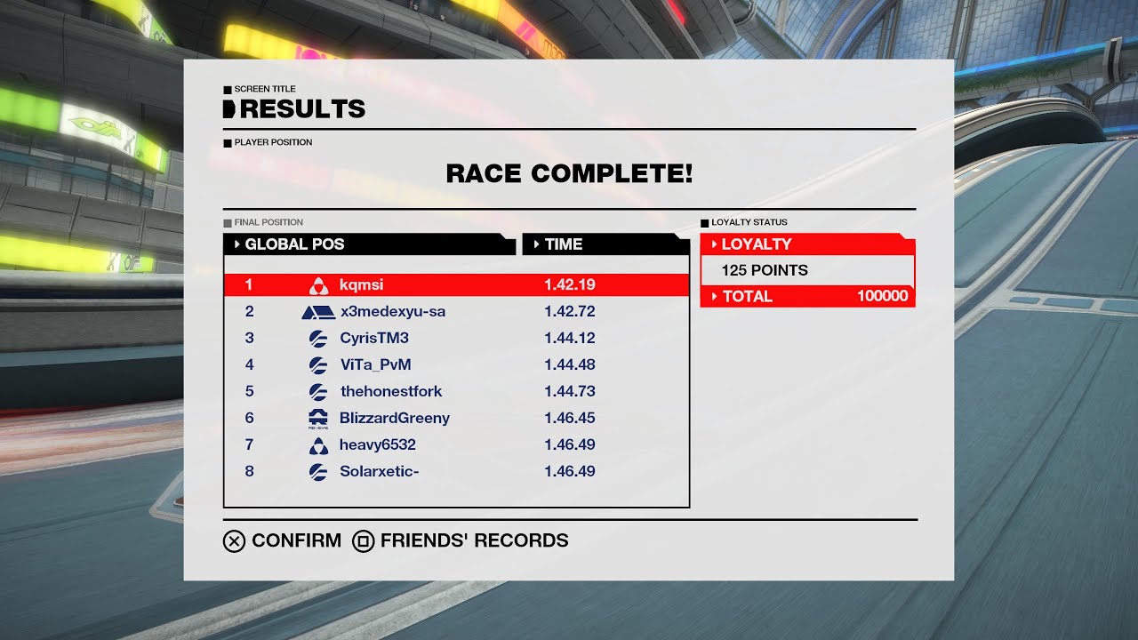 WR | 1.42.19 | Wipeout OC SR Ubermall Rev Phantom