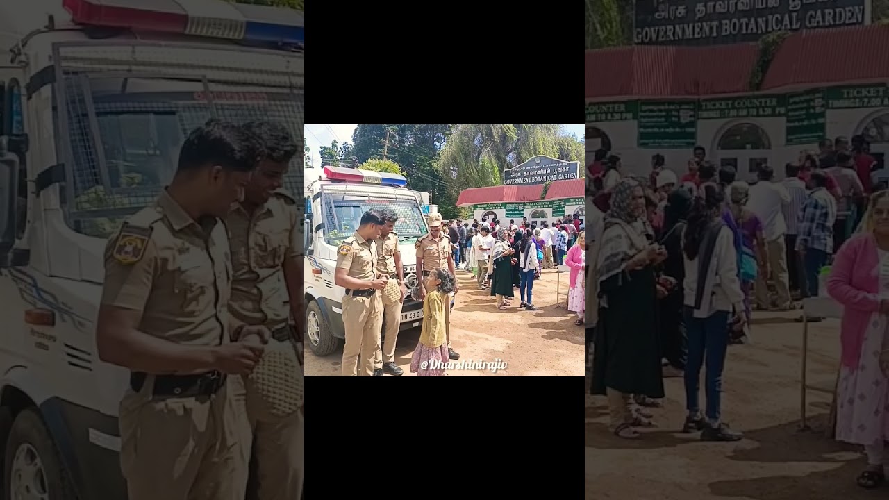 respect _A GIRL#salutes Tamilnadu police#ooty potanical garden#respectshorts  #police #shorts
