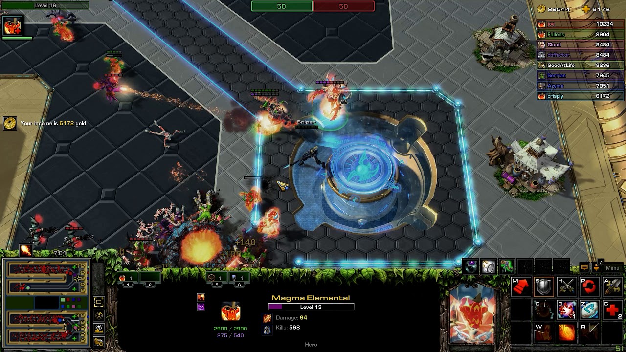 SC2 Arcade #07 - Hero Line Wars Starlight