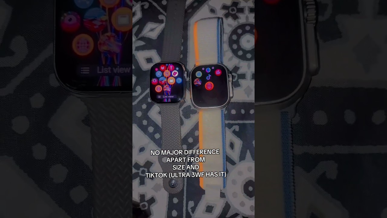 HK10 PRO PLUS VS HK 10 ULTRA 3WF #tech #smartwatch #shortsfeed #trending #hkhuahong #comparison