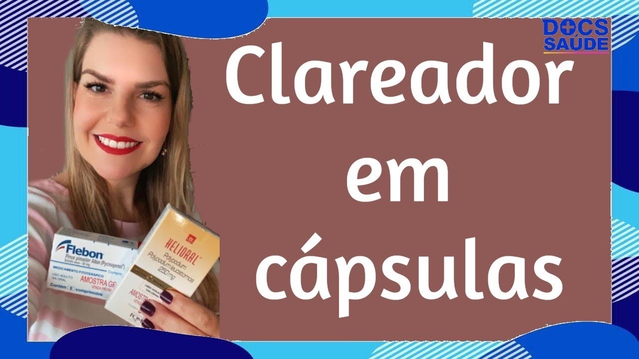 Clareadores de pele em pílulas