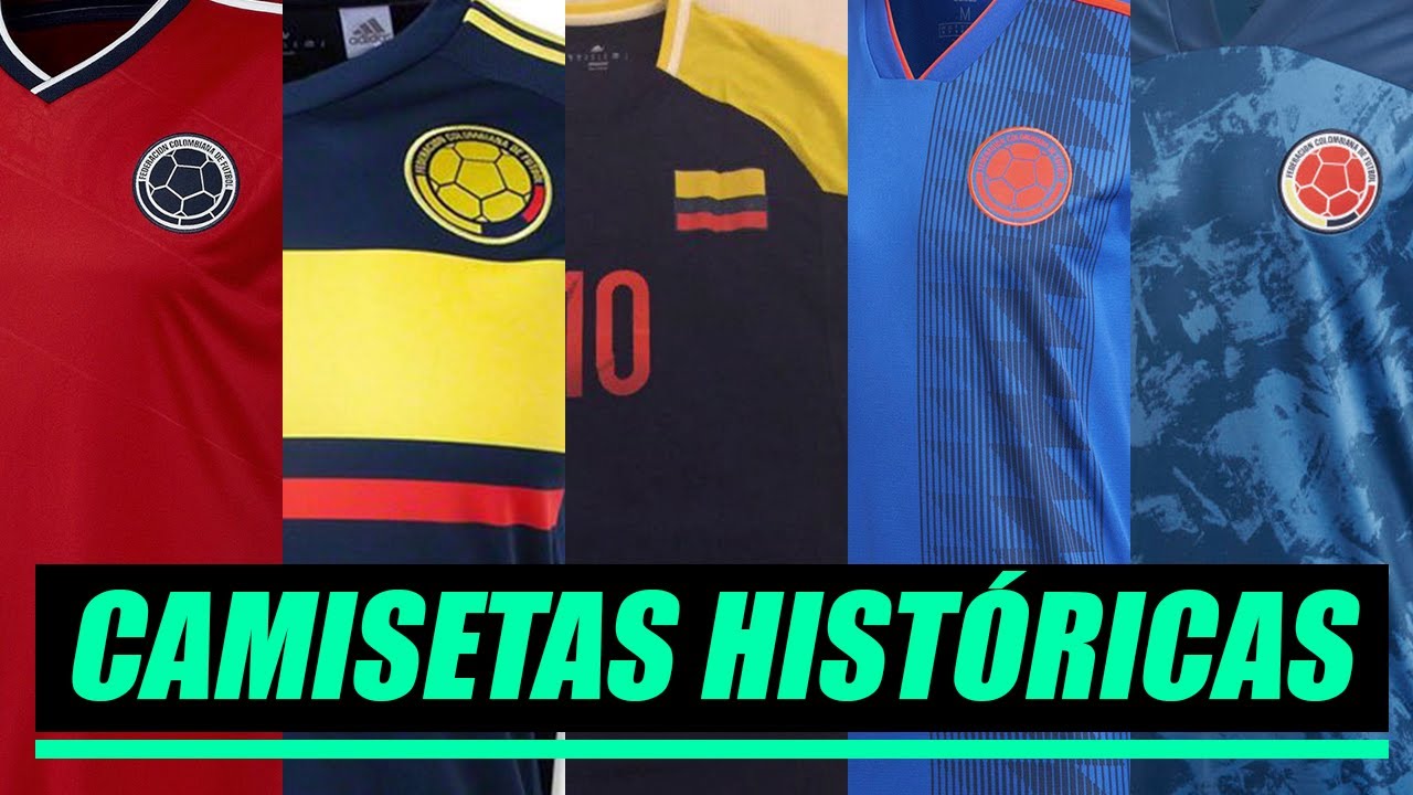 🇨🇴 REACCIONANDO a las 5 ULTIMAS CAMISETAS VISITANTES de COLOMBIA