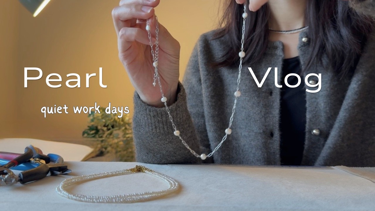 Creating a Pearl Necklace | Studio Rituals & Coffee Breaks