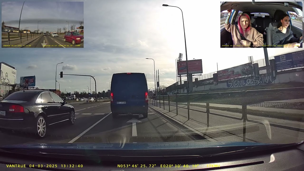 Przykładowa trasa egzaminacyjna Olsztyn